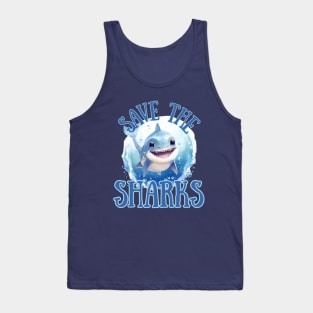 Save The Sharks Tank Top